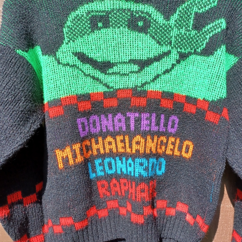 Vintage 90s Teenage Mutant Ninja Turtles Sweater - Picture 2 of 6